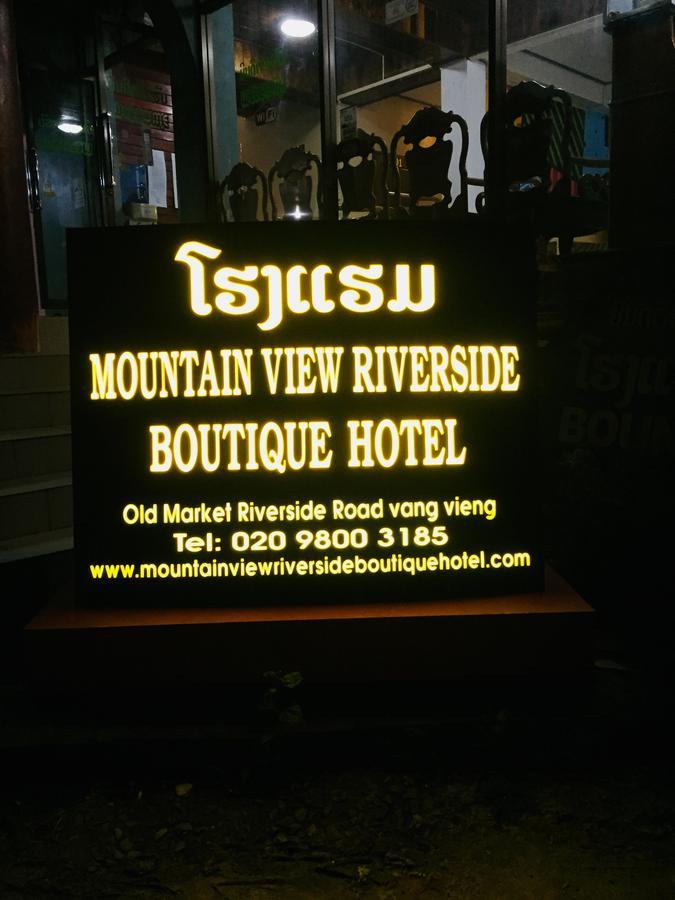 Mountainview Riverside Boutique Hotel Vang Vieng Exteriör bild