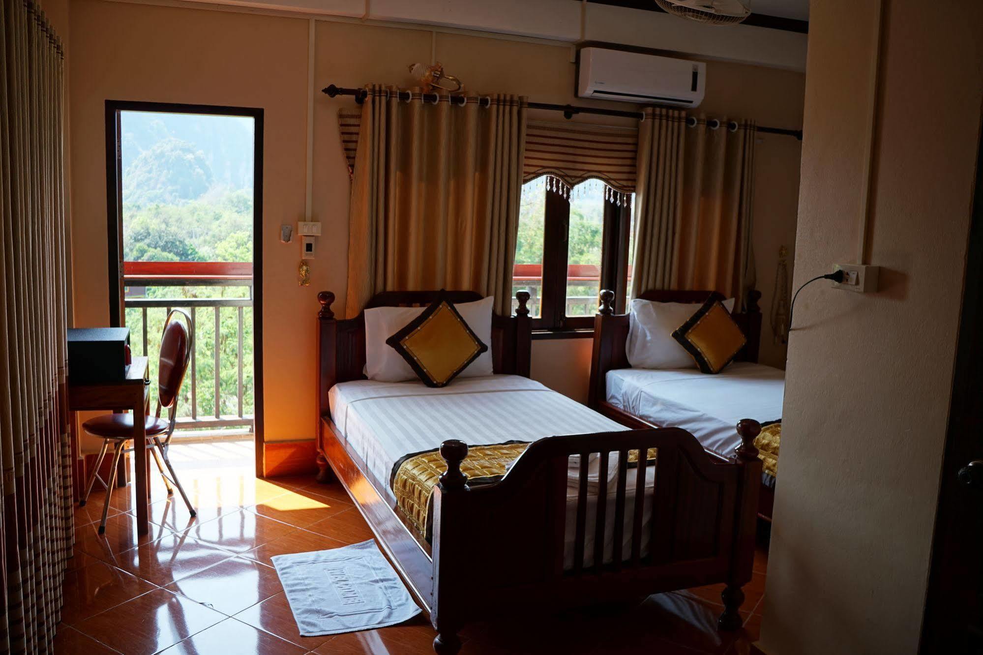 Mountainview Riverside Boutique Hotel Vang Vieng Exteriör bild